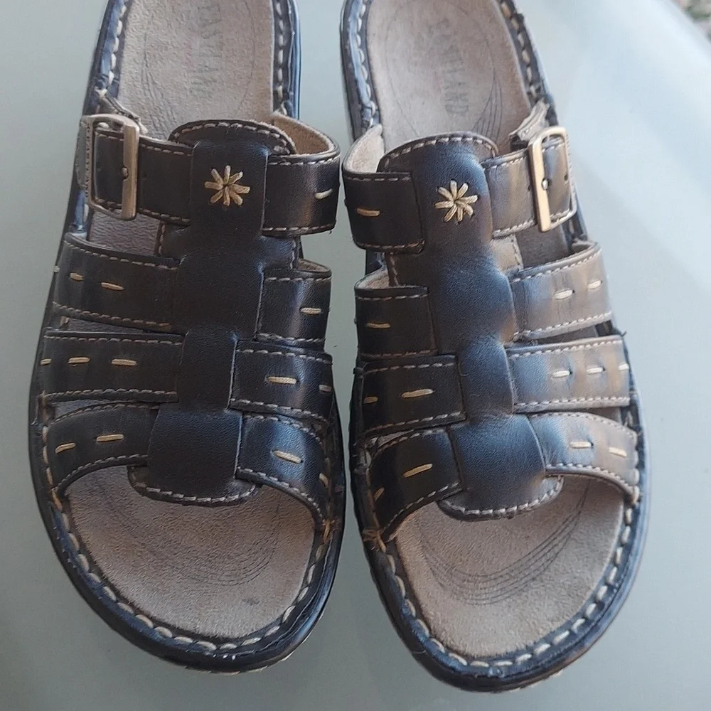 Vintage Y2K Eastland Chunky Fisherman Leather Sandals